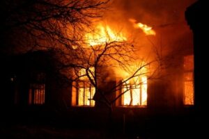 Fireblocking stops fire drafting