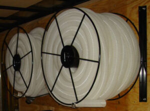 Hose Reels for Insulation Blowing Machines and Insulation Removal