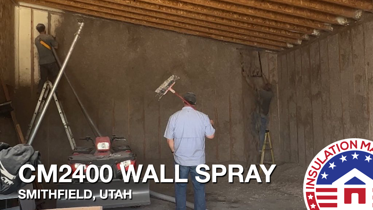 On-Site in Smithfield, Utah: Training with a CM2400 Insulation Blower and Wall Spray Cellulose