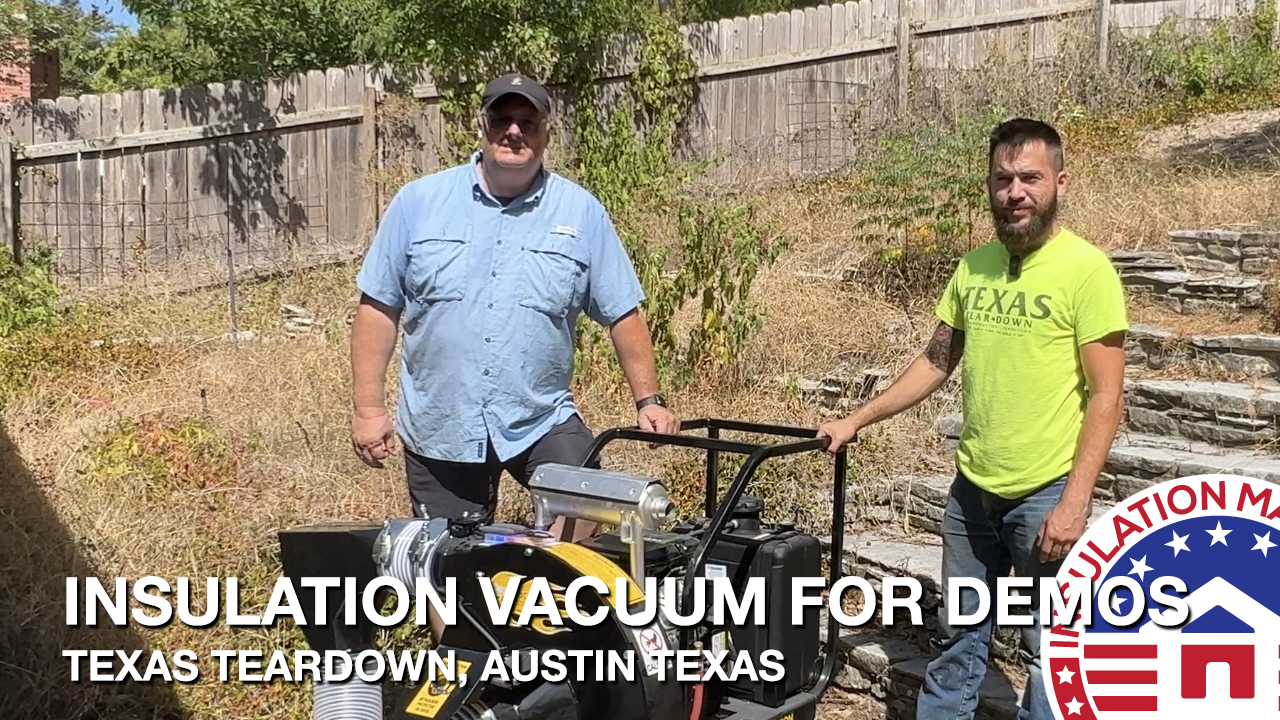 insulation vacuum for demolition in Austin Texas