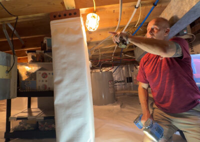 This company does an extraordinarily nice job on their crawlspace encapsulations.