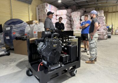 Discussing the operation of the CoolVac37 insulation vacuum