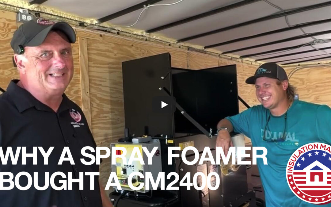 Why a spray foam company purchased an insulation blowing machine