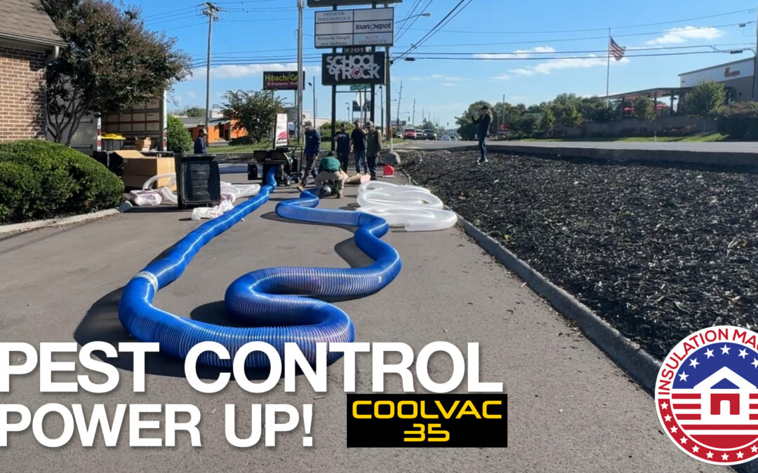On-Site with Alta Pest Control: Extracting Insulation with a CoolVac 35 from Cool Machines