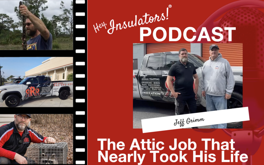 Wildlife Removal Company uses a CoolVac40 Insulation Vacuum